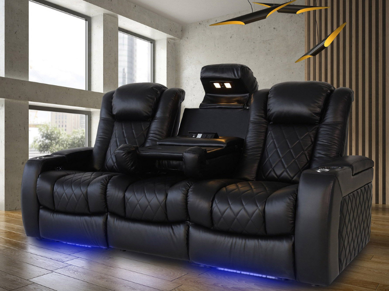 Valencia Tuscany Console Home Theater Seating on Display