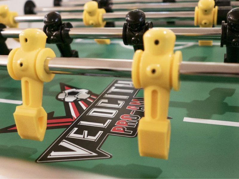 Velocity Pro Am Foosball Table's Logo