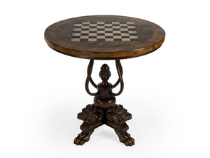 Butler Specialty Company Carlyle Fossil Stone Round Game Table