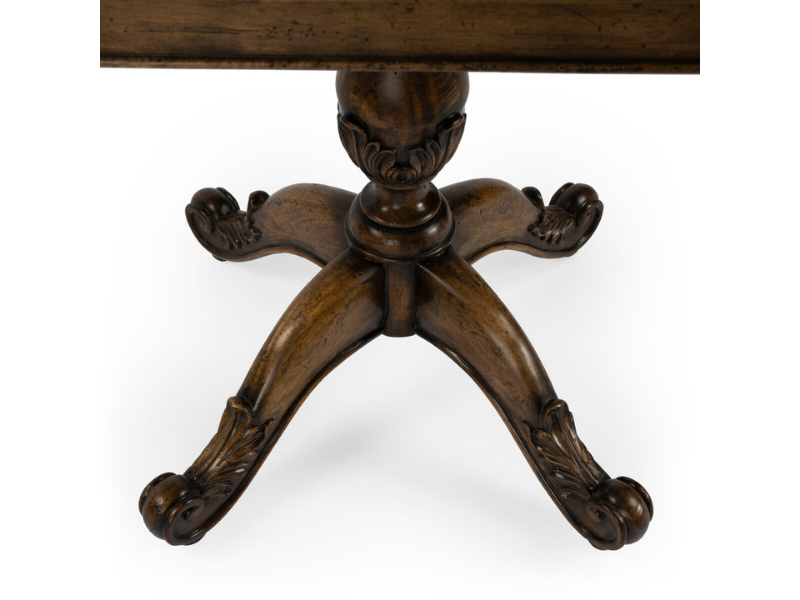 Butler Specialty Company Carlyle Fossil Stone Game Table's Bottom View