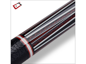 Cuetec Avid Opt X Red Cue's Forearm