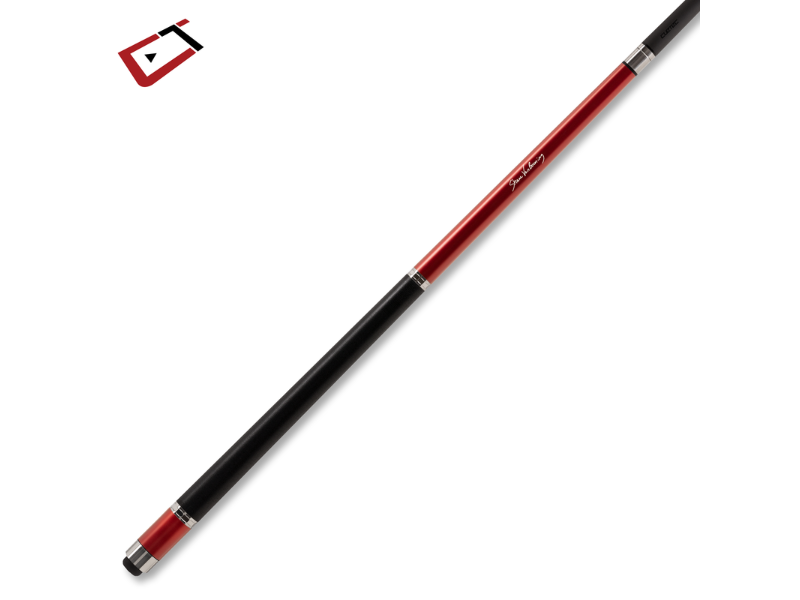Cuetec Cynergy SVB Ruby Red Cue's Close-up View