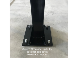 First Team Champ In Ground Adjustable Basketball Goal's Bolt Down Post Option