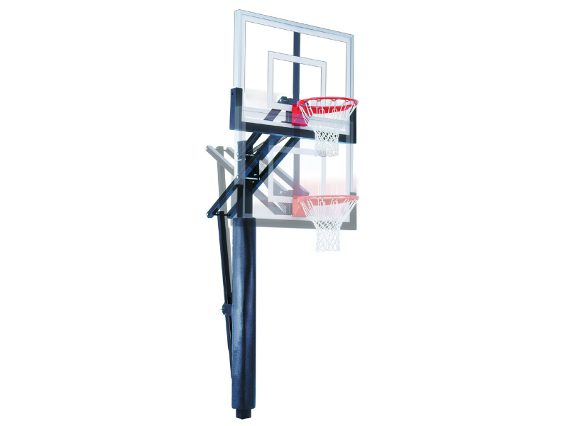 First Team Slam In Ground Adjustable Basketball Goal