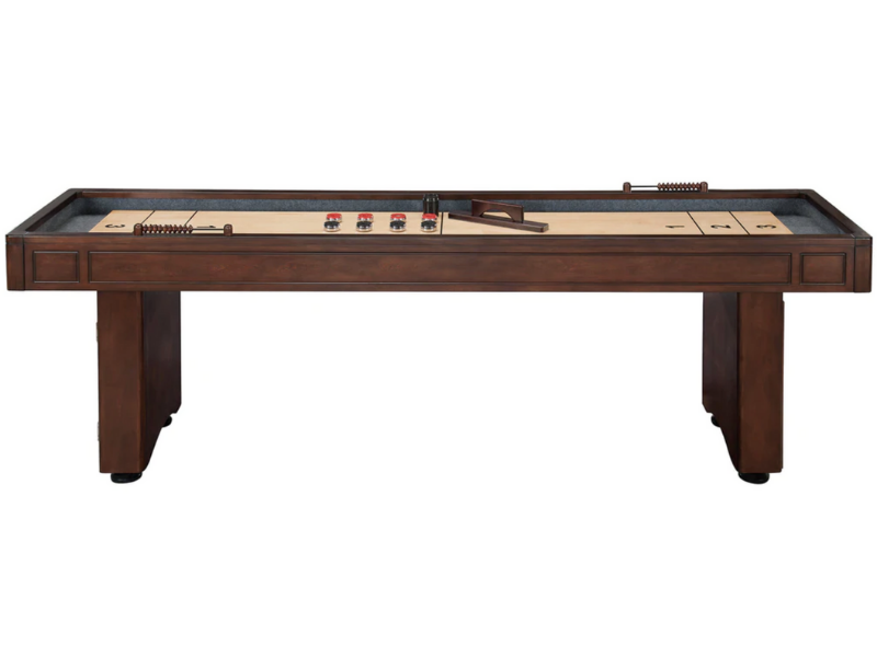 Hathaway Austin 9 Foot Shuffleboard Table's Side View