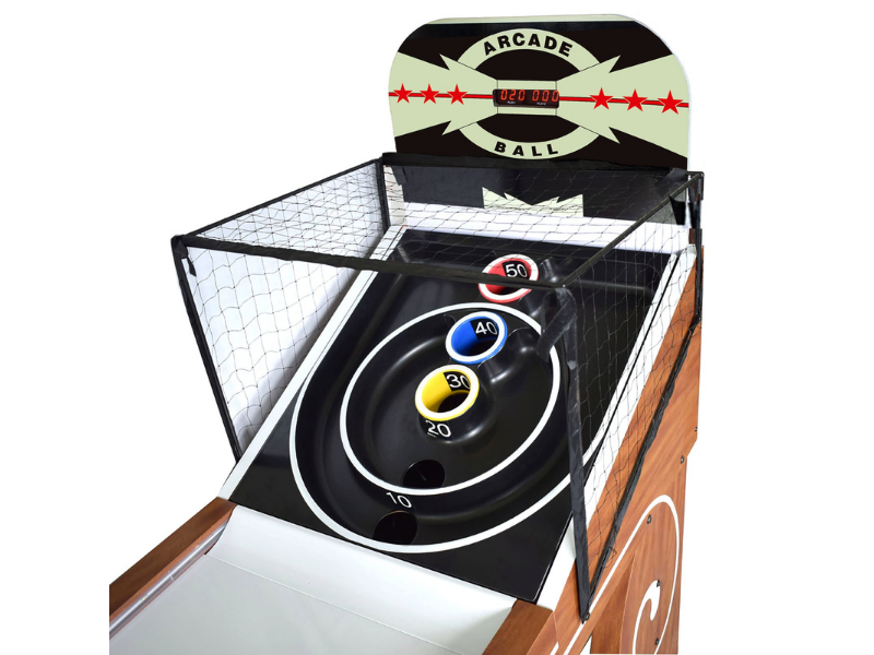Hathaway Boardwalk 8 Foot Roll Hop and Score Arcade Game Table's Led Scoring