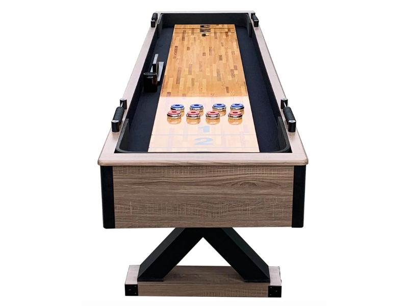 Hathaway Excalibur 9 Foot Shuffleboard Table's Front View