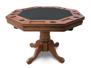 Hathaway Kingston 48" Poker Table - oak finish