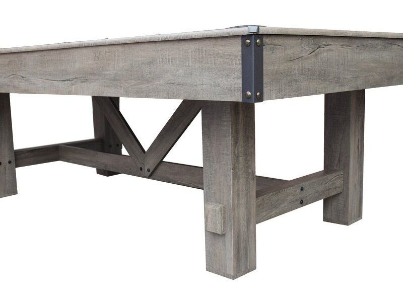 Hathaway Logan 7 Foot Pool Table Combo Set with Benches's Bottom View