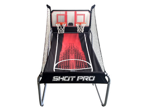 Hathaway Shot Pro Deluxe 81" Dual Basketball Arcade Game's Front View