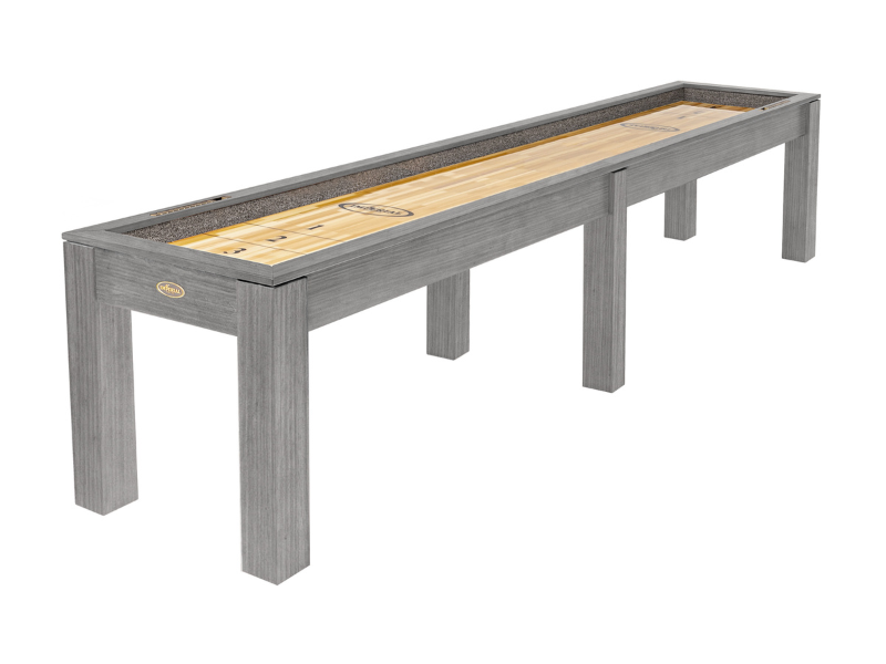 Imperial 12 Foot Penelope Shuffleboard Table in Silver Mist