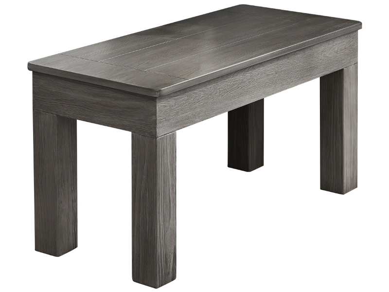 Imperial 36" Unpadded Bench in Smooth Silver Mist