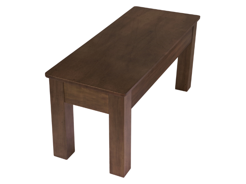 Imperial 36" Unpadded Bench in Whiskey
