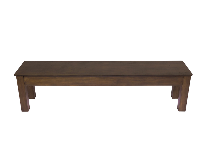 Imperial 76" Unpadded Storage Bench's Front View