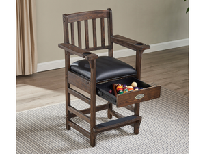 Imperial Premium Spectator Chair with Opened Drawer on Display
