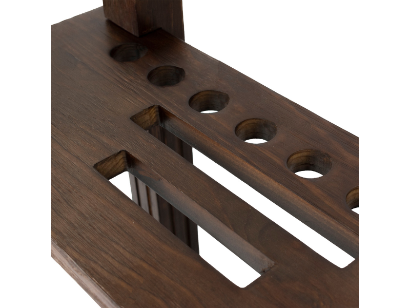 Imperial Rectangle Floor Cue Rack's Close-up View