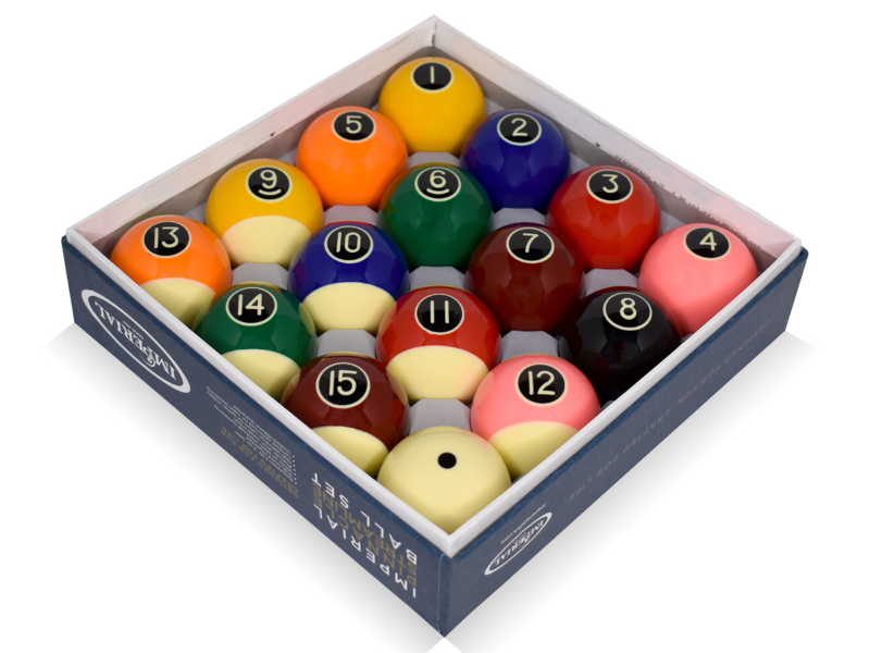 Imperial Streamline Billiard Ball Set Opened