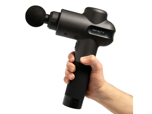 Infinity  PR Pro Endurance Percussion Massage Device in Hand