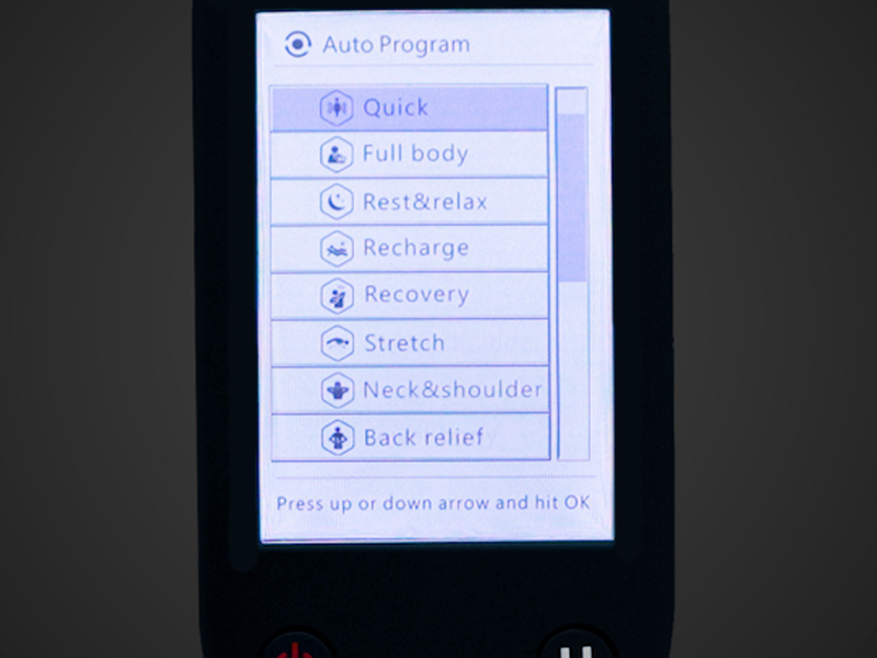 Kyota Genki M380 Massage Chair's Auto-Programs