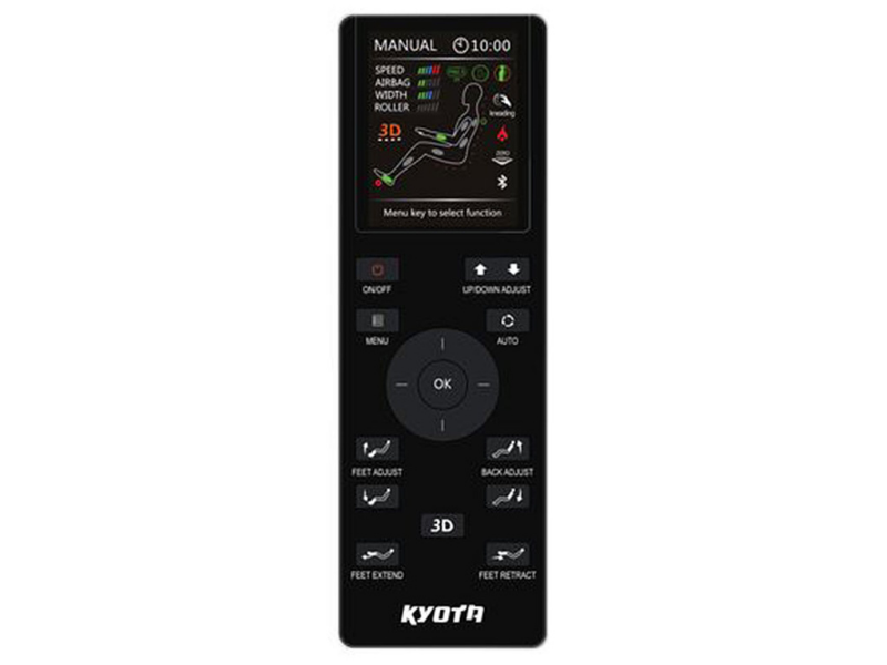 Kyota Yosei M868 4D Massage Chair's Remote