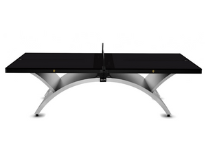 Killerspin Revolution SVR Platinum Black Indoor Table Side View