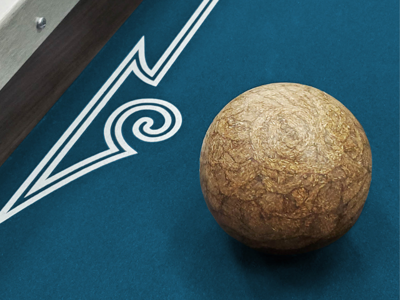 Skee-Ball Home Arcade Premium with Indigo Cork's Playfield