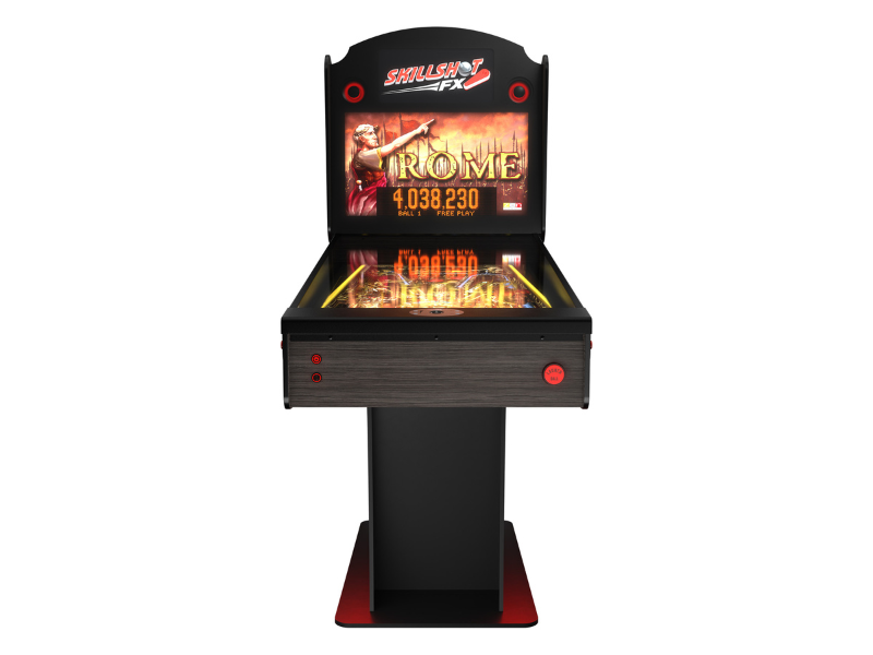 Skillshot FX 55" Display Digital Pinball Machine's Front View