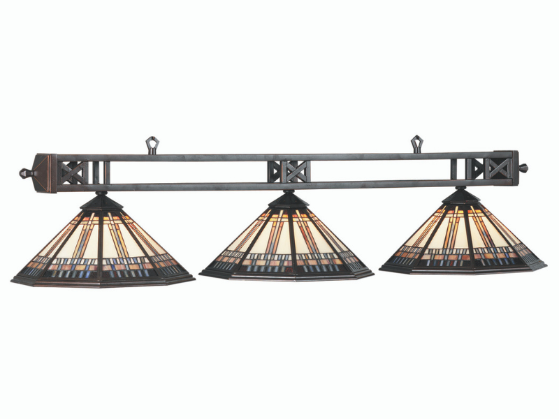 RAM Game Room 54" Winslow 3 LT Billiard Lamp
