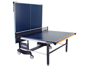Stiga STS385 Table Tennis Table's Half-folded