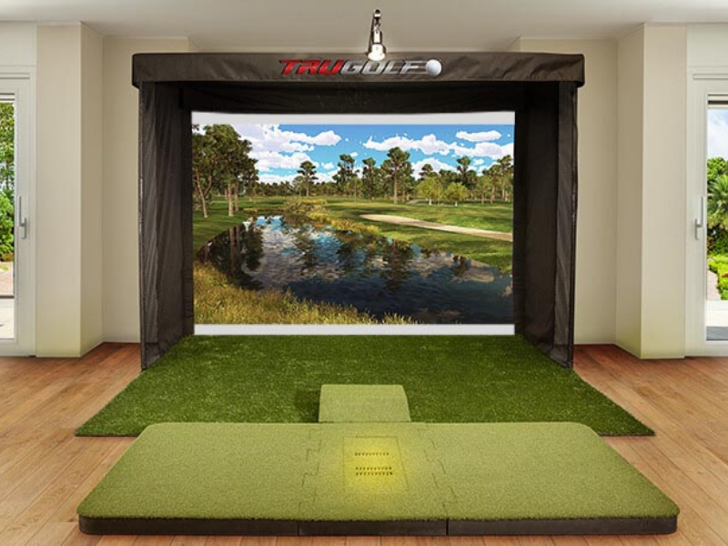 TruGolf Vista 12 Golf Simulator on Display