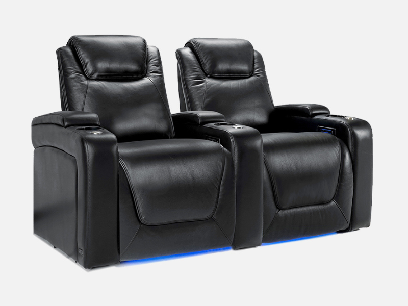 Valencia Oslo Modern Home Theater Seating Row of 2
