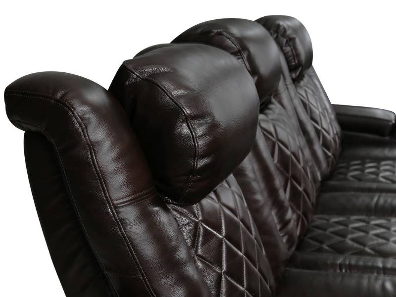 Valencia Tuscany Console Home Theater Seating's Motorized Headrest