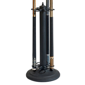 American Heritage 6-Cue Metal Floor Cue Rack Display - Game Room Spot