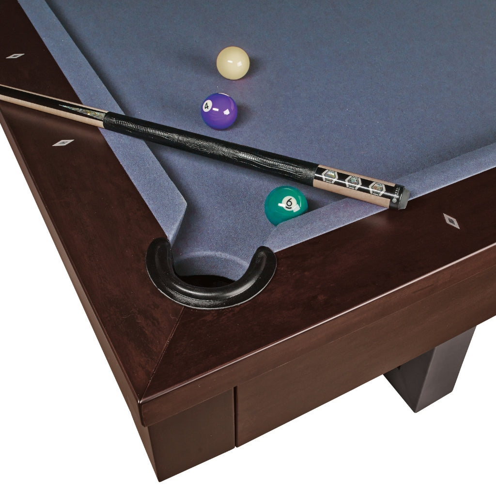 American Heritage Abbey Pool Table Espresso pocket - Game Room Spot