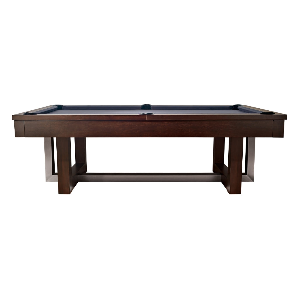 American Heritage Abbey Pool Table Espresso side - Game Room Spot