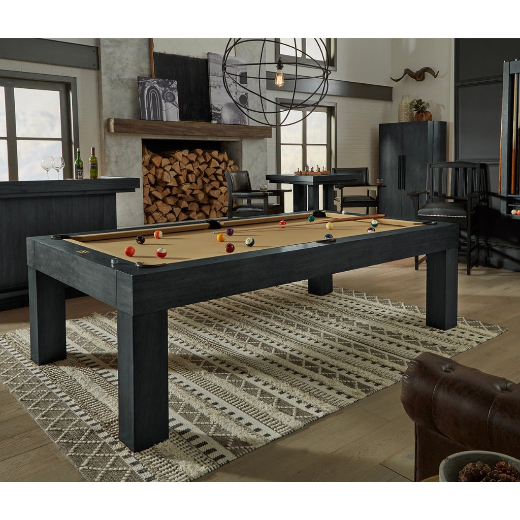 American Heritage Alta Pool Table in Black Ash - Game Room Spot