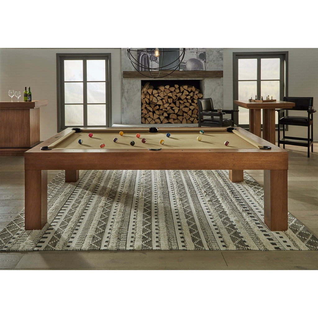 American Heritage Alta Pool Table in Brushed Walnut - Game Room Spot