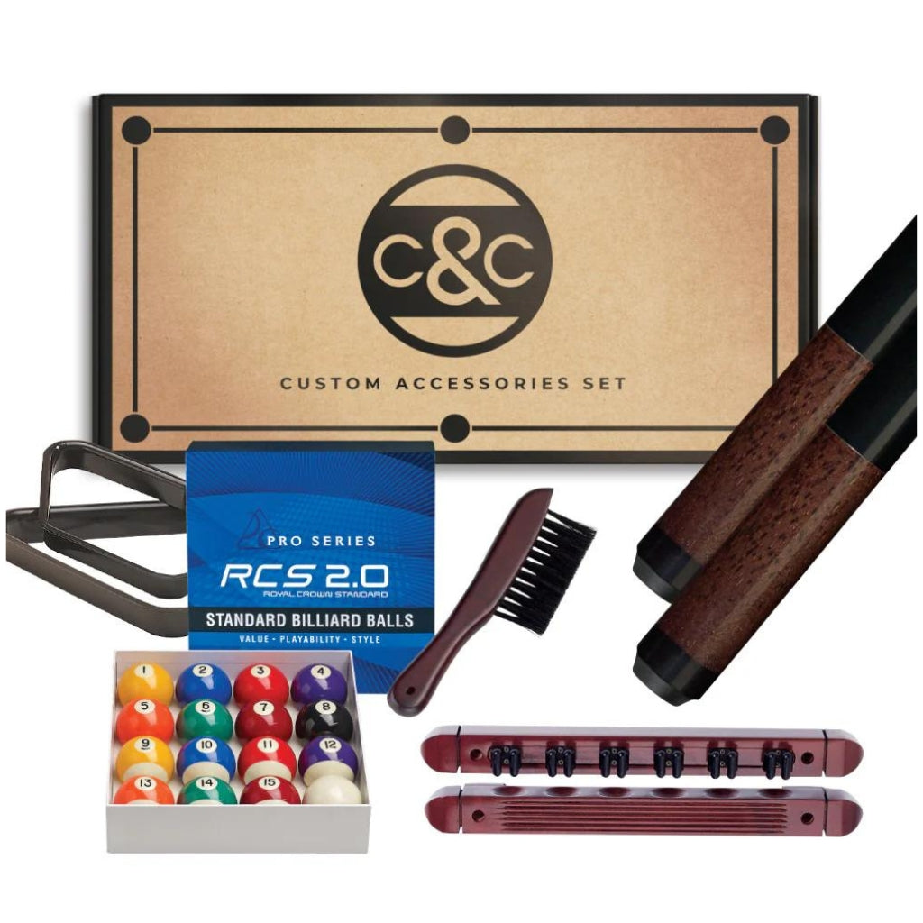 American Heritage Austin Pool Table Free Play Pack - Game Room Spot