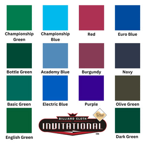 American Heritage Camden 8 Foot Pool Table Cloth options - Game Room Spot