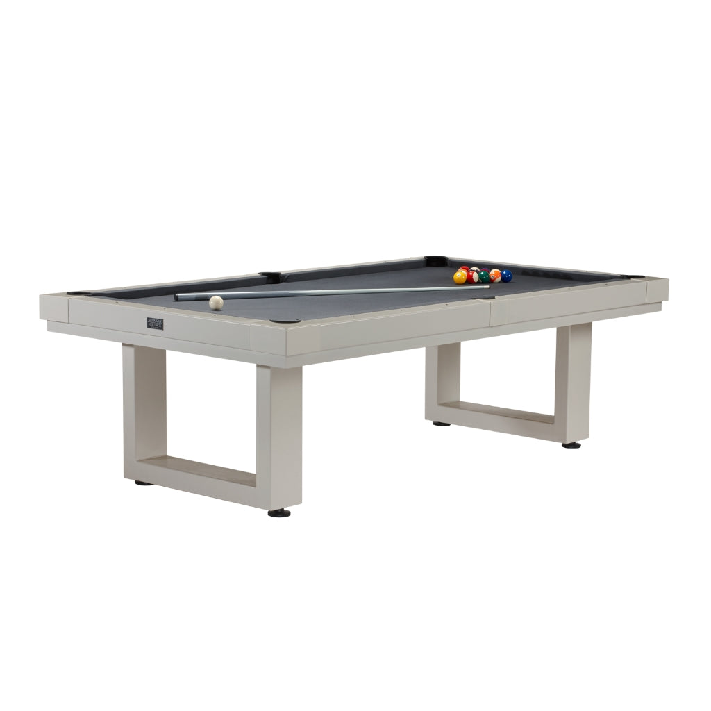 American Heritage Billiards Lanai Outdoor Pool Table in Grey - Game Room Spot