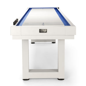 American Heritage Lanai 12 Foot Outdoor Shuffleboard Table Front - Game Room Spot