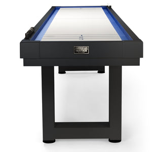 American Heritage Lanai 9 Foot Outdoor Shuffleboard Table Front View - Game Room Spot