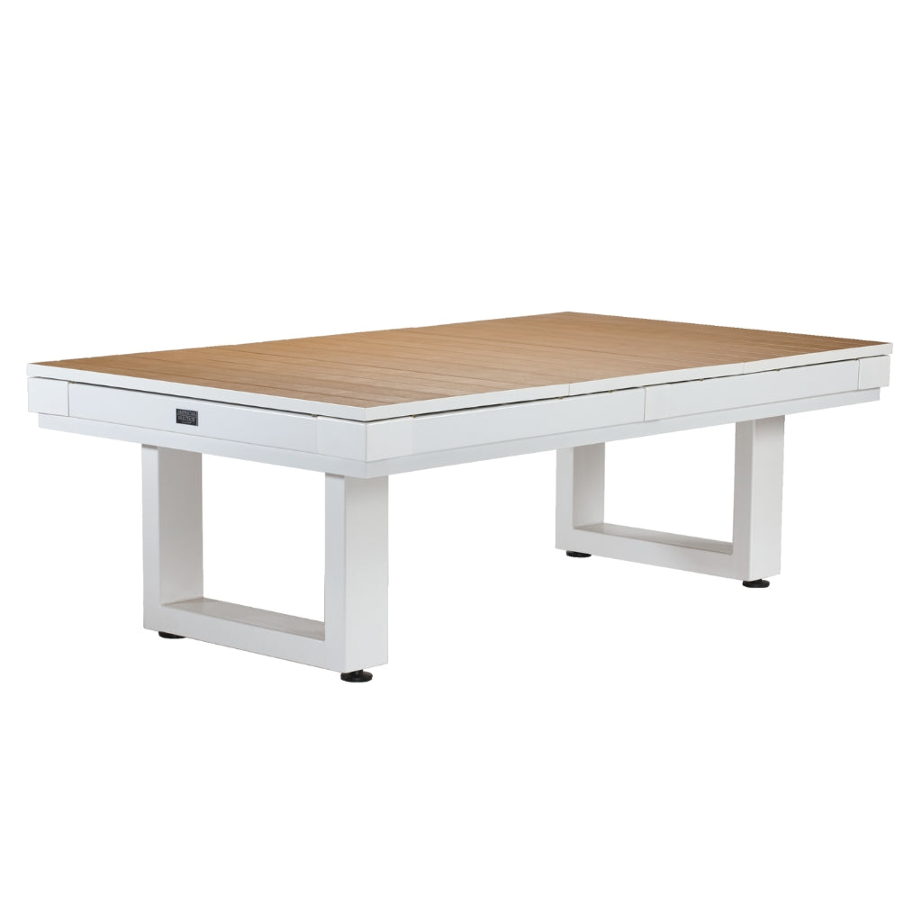 American Heritage Lanai Outdoor Dining Top in Pearl White - Game Room Spot
