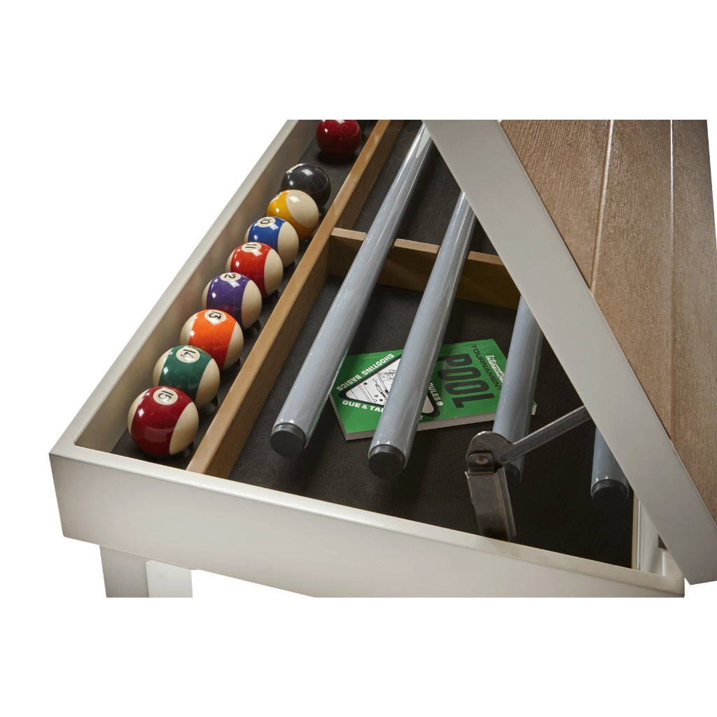 American Heritage Lanai Outdoor Bench with Accessories - Game Room Spot