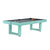 American Heritage Lanai Outdoor Pool Table Full Set in Teal open - Game Room Spot