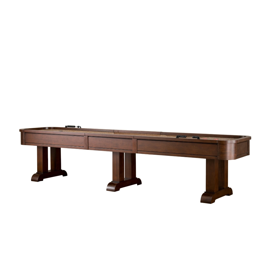 American Heritage Milan 14 Foot Shuffleboard Table - Game Room Spot