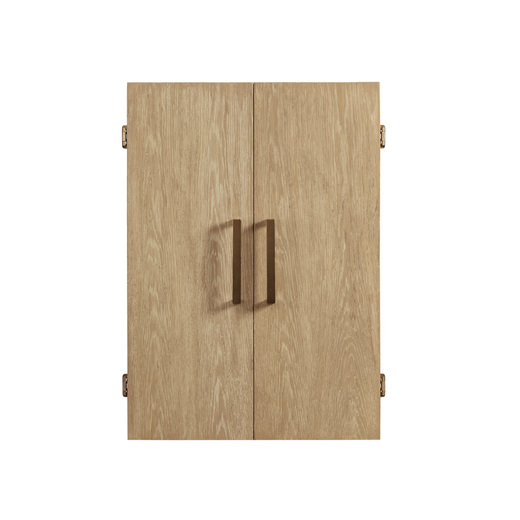 American Heritage Port Royal Dartboard Cabinet closed - Game Room Spot