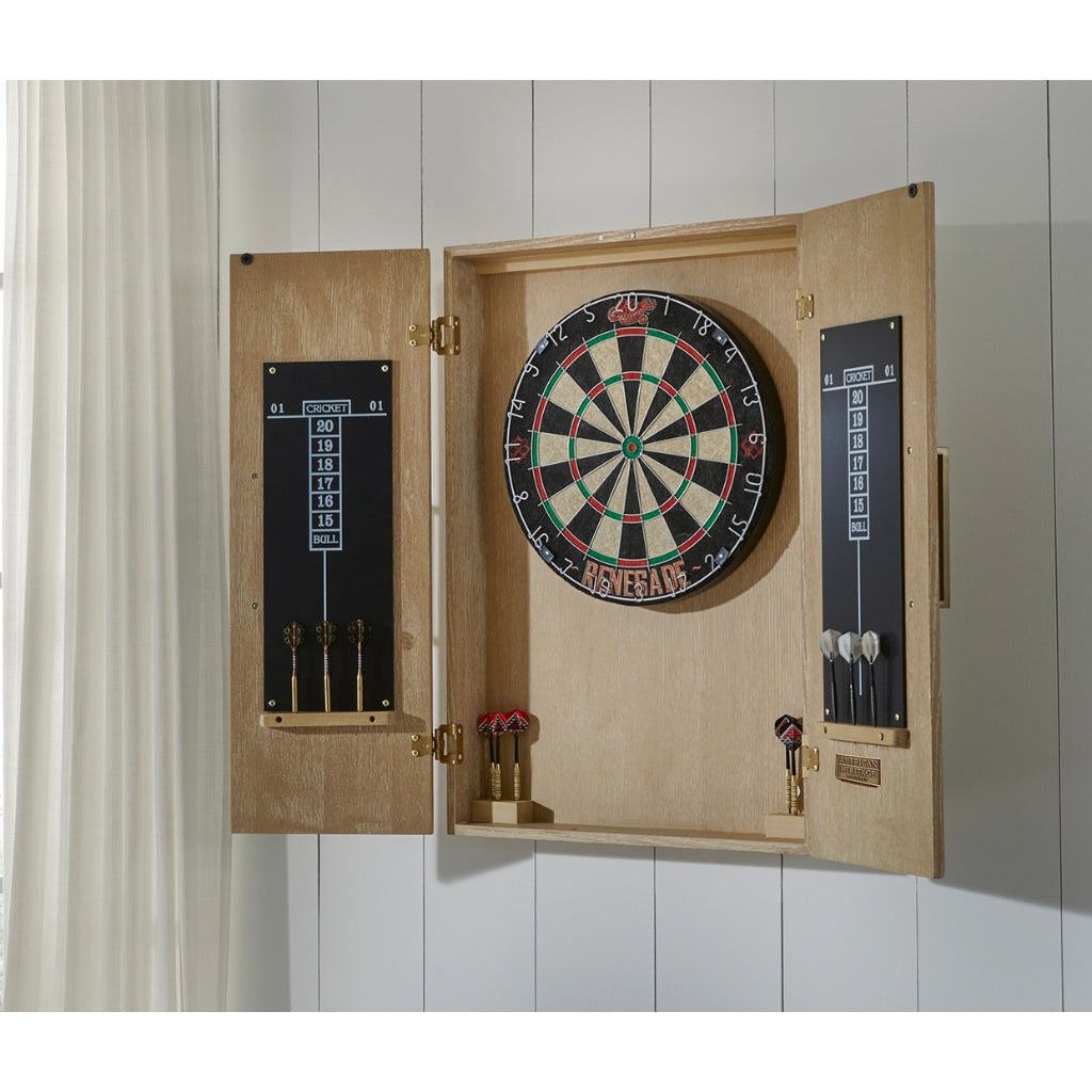 American Heritage Port Royal Dartboard Cabinet display - Game Room Spot