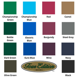 American Heritage Quest 8 Foot Pool Table Cloth options - Game Room Spot