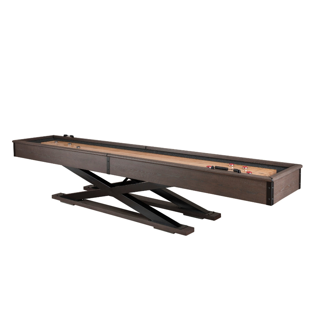 American Heritage Quest 12 Foot Shuffleboard Table - Game Room Spot